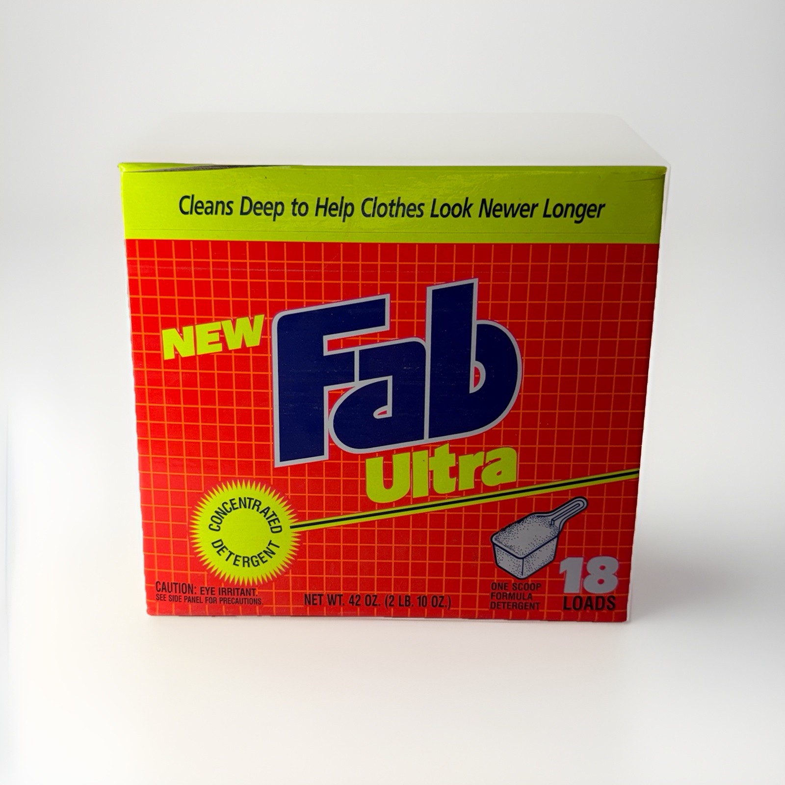 Vintage Fab Ultra 42 Oz 18 Loads- 1990’s NOS
