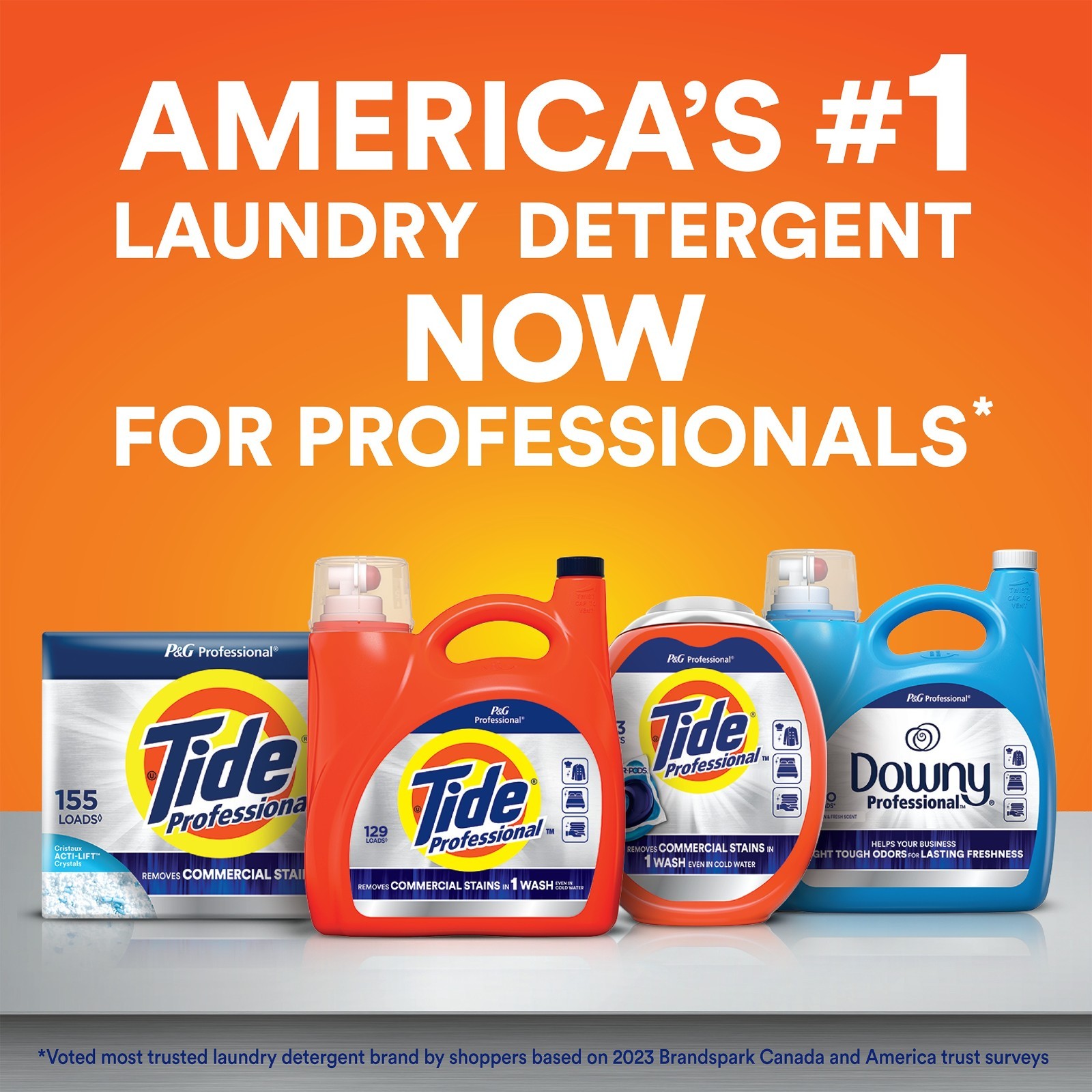Tide Professional Commercial Powder Laundry Detergent Fresh Scent, 197 oz, 1 Box
