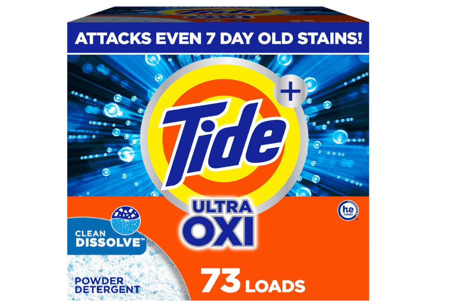 Tide Ultra OXI Powder Laundry Detergent High Efficiency HE Cleaner 4.48 lb