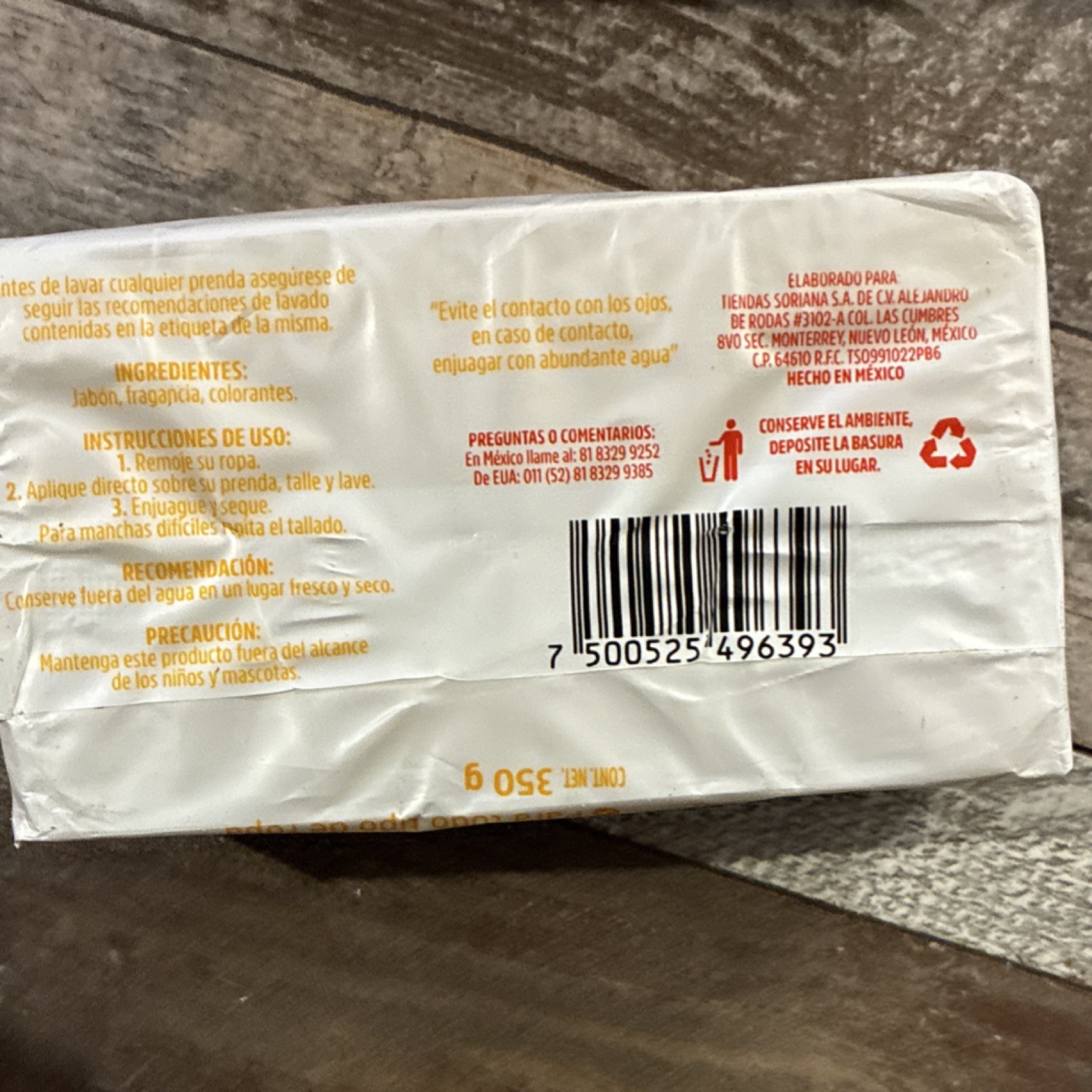 Ibarra Princesa León Precissimo Biodegradable Laundry Soap Bars 300-400g 4 Pack