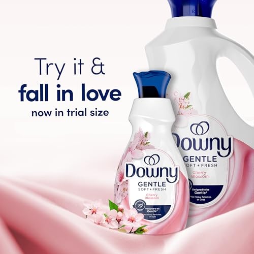 Downy Gentle Soft + Fresh Fabric Softener Liquid, Cherry Blossom, 56 fl oz
