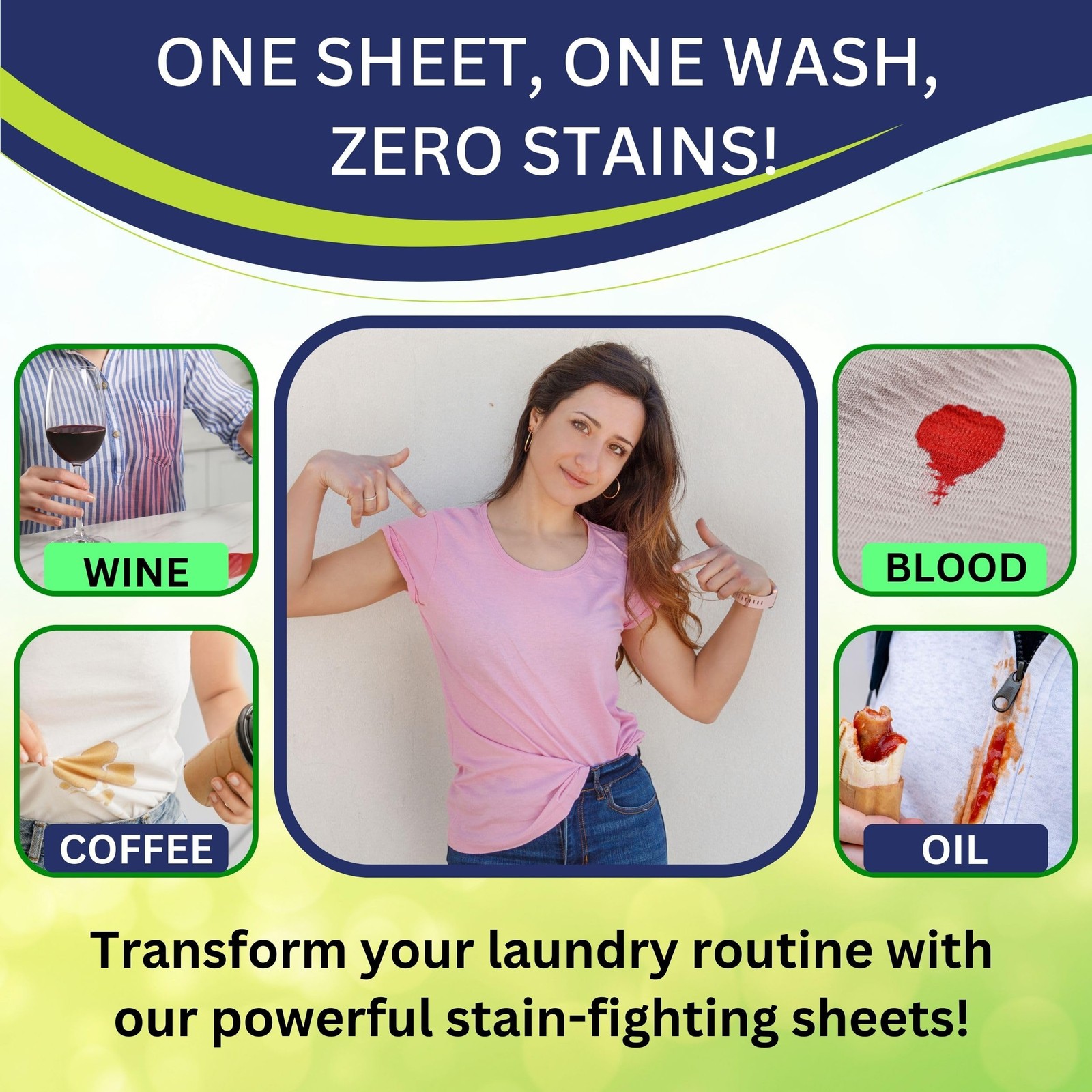 Laundry Detergent Sheets Made in USA (32 Loads, Unscented), Eco-Friendly Wash…