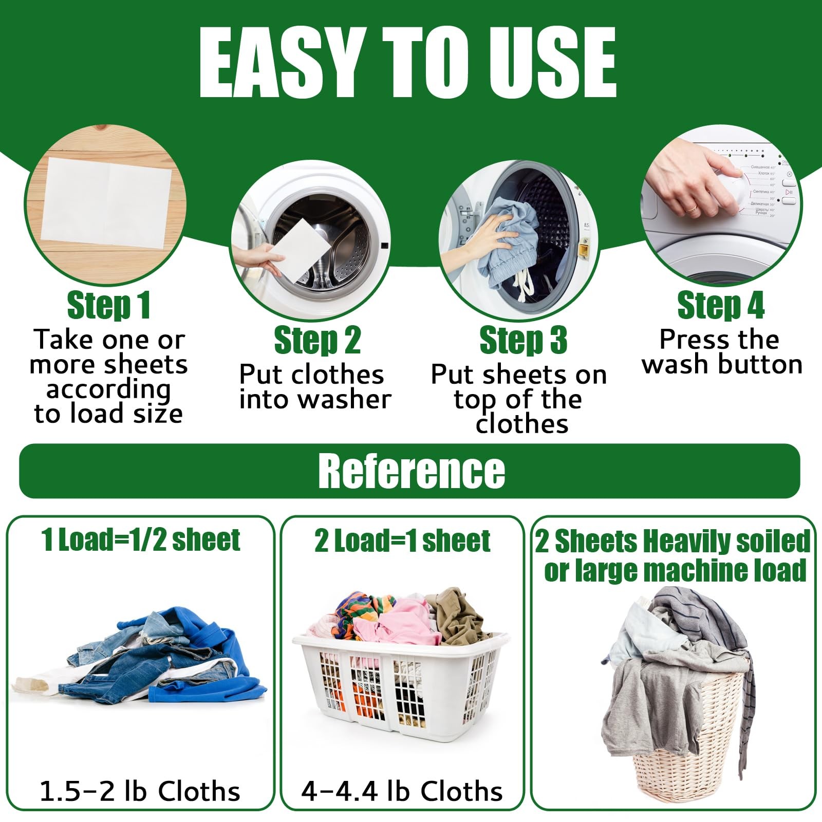 Laundry Detergent Sheets Up to 180 Loads, Fresh Unscented – Great For Travel,…