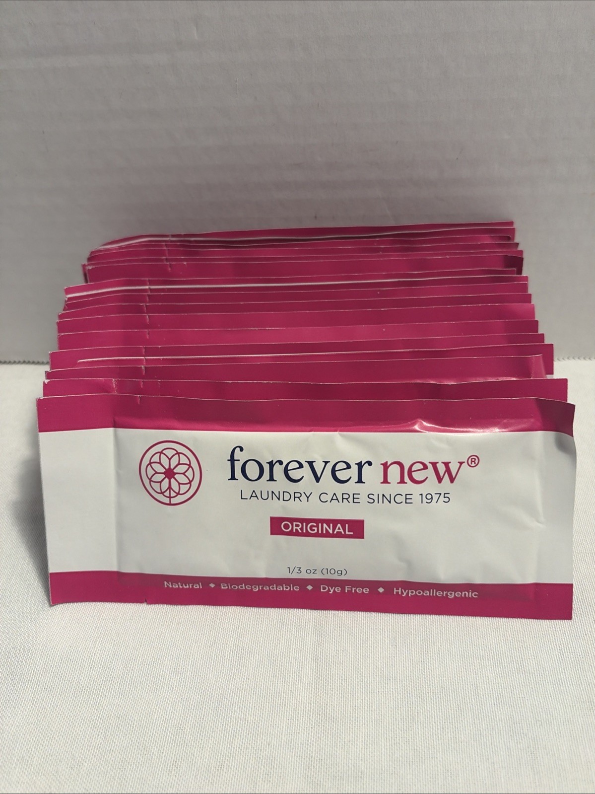 Forever New Fabric Care Wash Travel Size Delicate Laundry Soap Lot 17 (1/3 Oz)