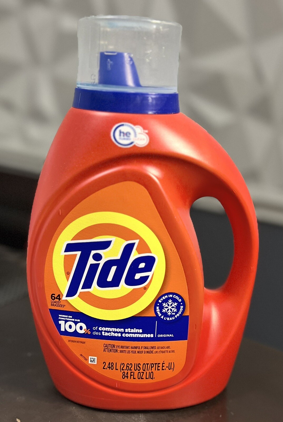 Tide Original Scent, 64 Loads, 84oz