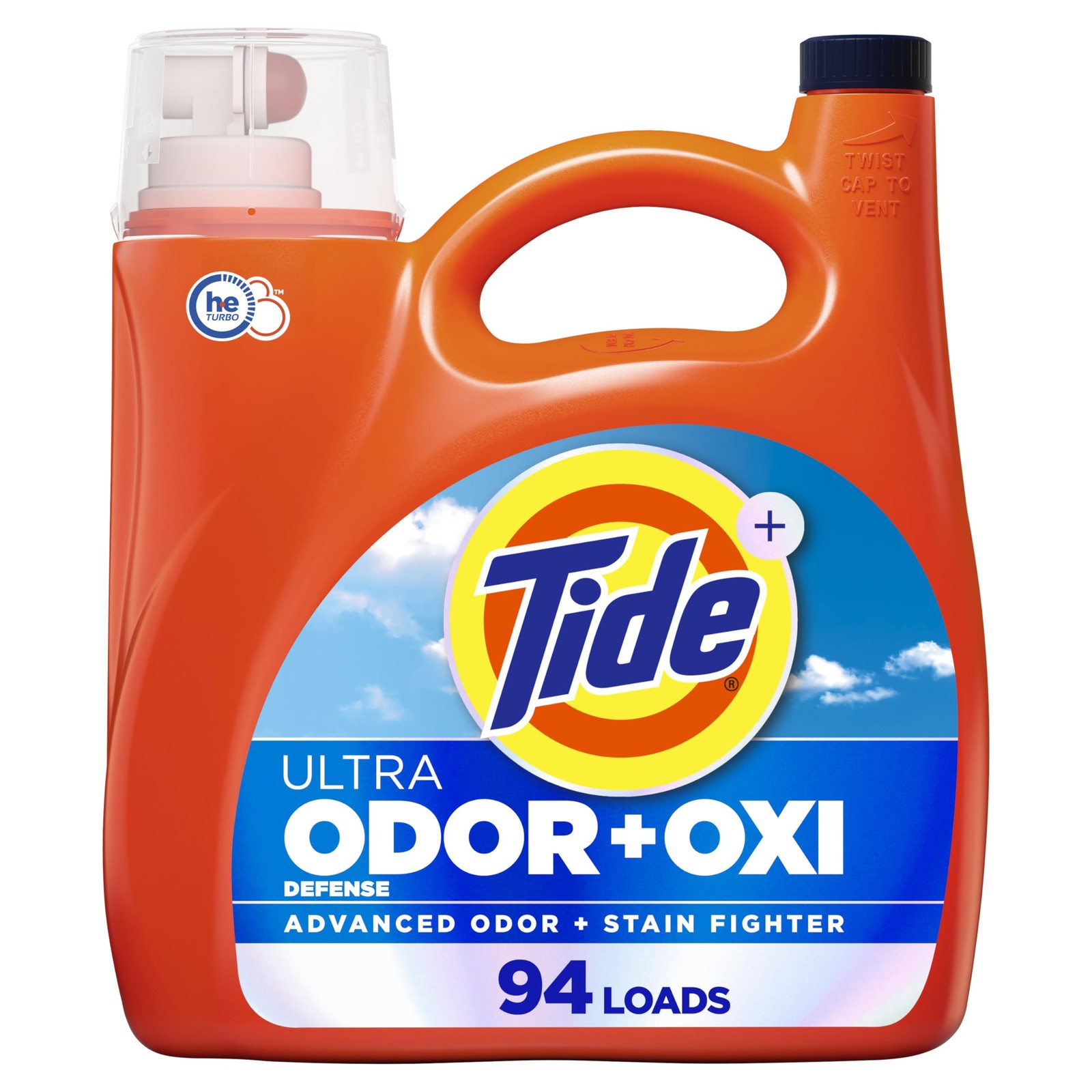 Tide Ultra Odor Defense Plus Oxi Liquid Laundry 132 Fl Oz (Pack of 1)