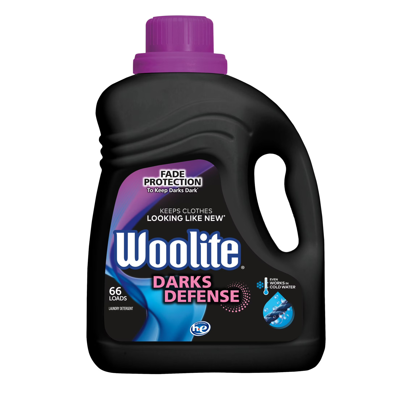 Darks Defense Liquid Laundry Detergent – Protects Dark Clothes from Fading, 66