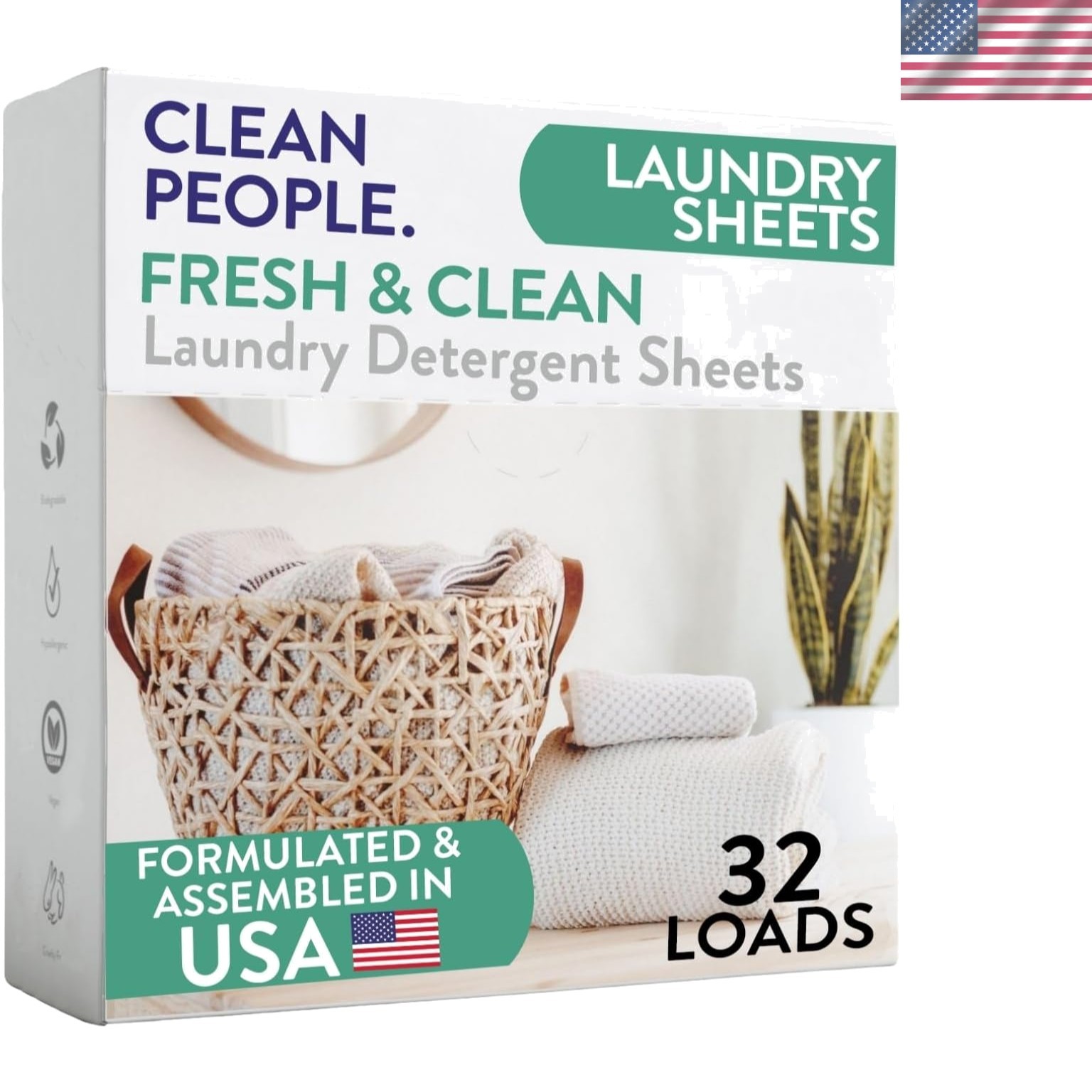 Laundry Detergent Sheets – Laundry Soap – Ultra Concentrated, Recyclable Pack…
