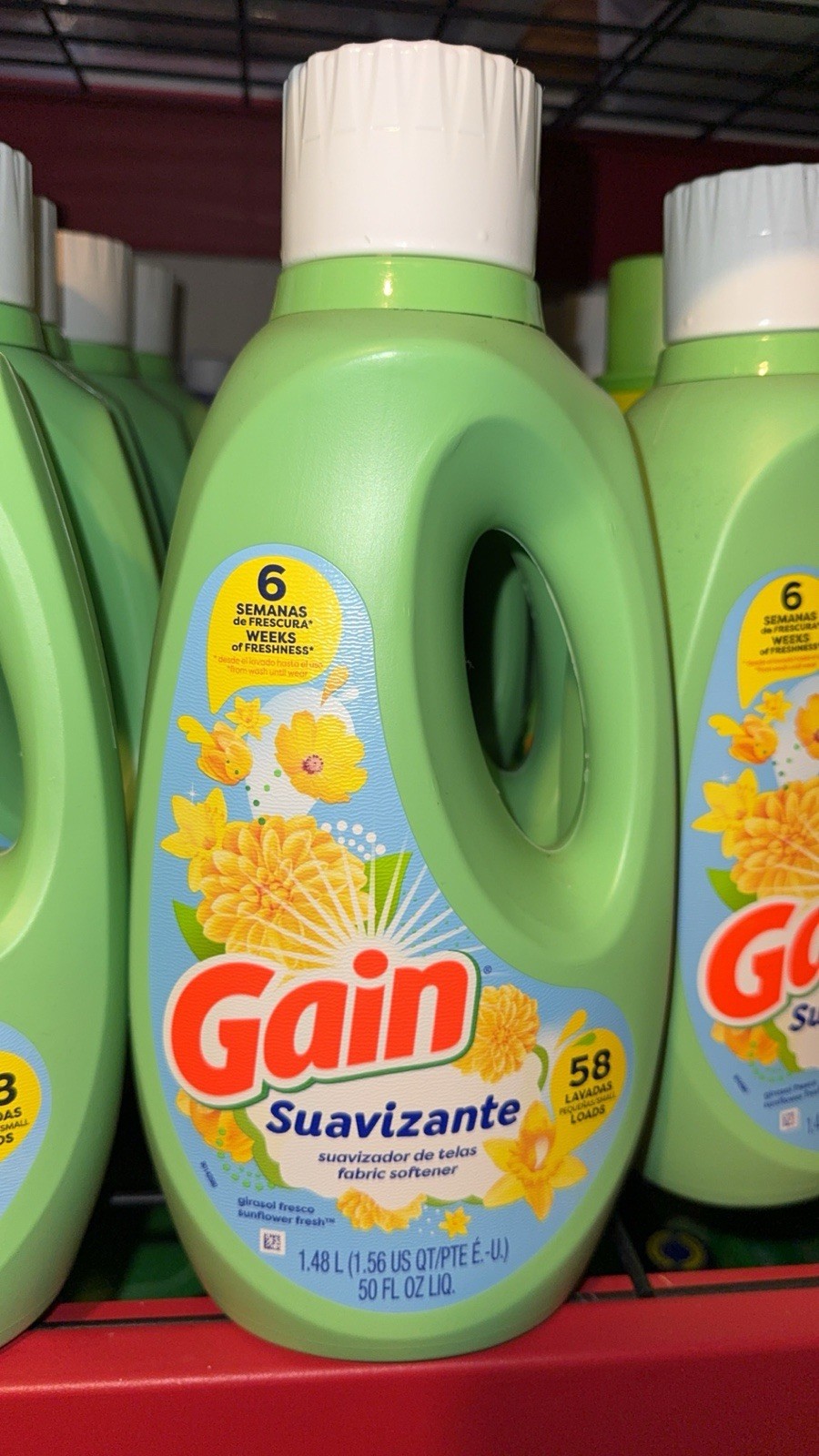 Gain Suavizante Sunflower Fresh Liquid Fabric Softener 50 Oz New NOS Rare HTF🌻