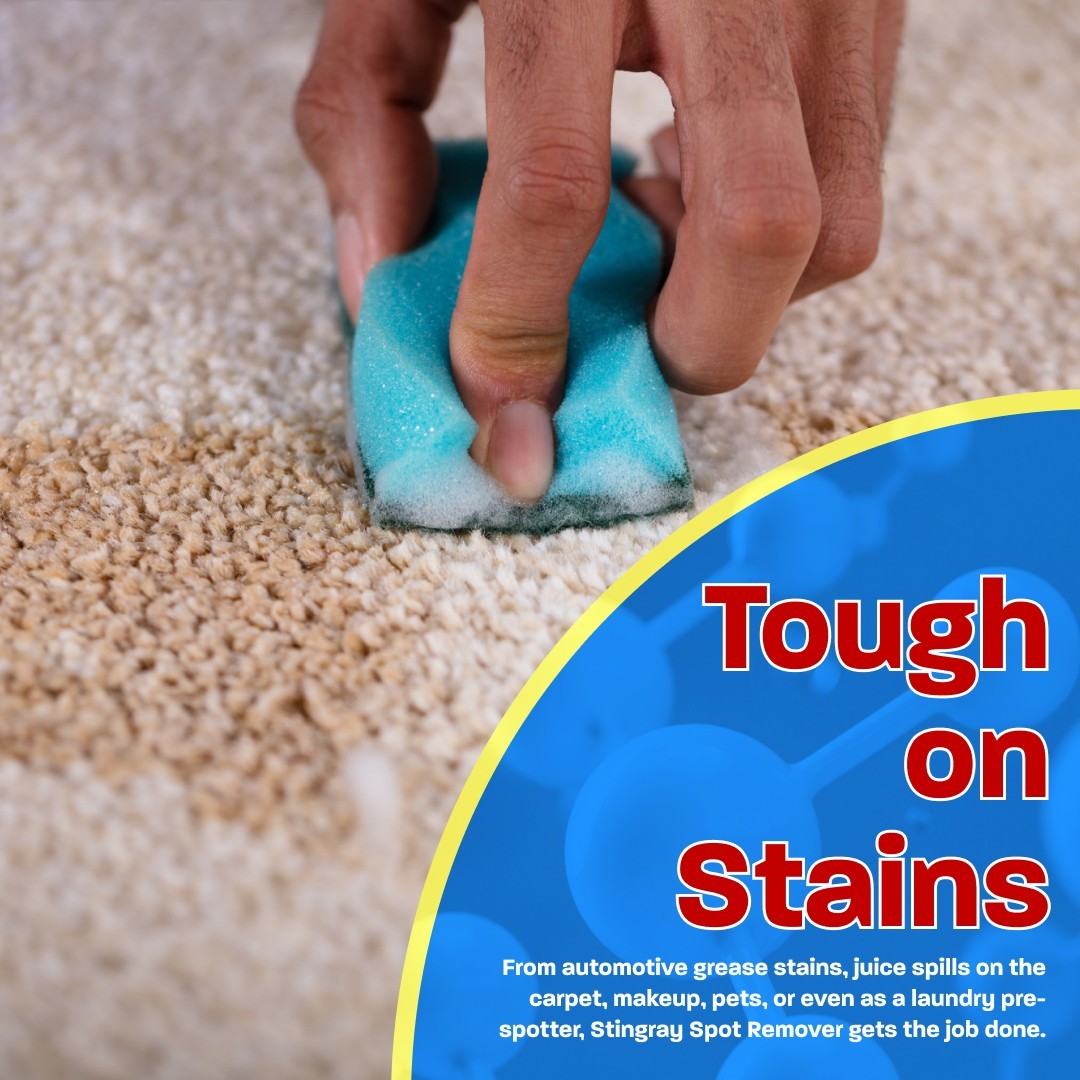 Stingray Spot Remover | Eco-Friendly Multi-Surface Stain Remover | 32 oz, 2-Pack
