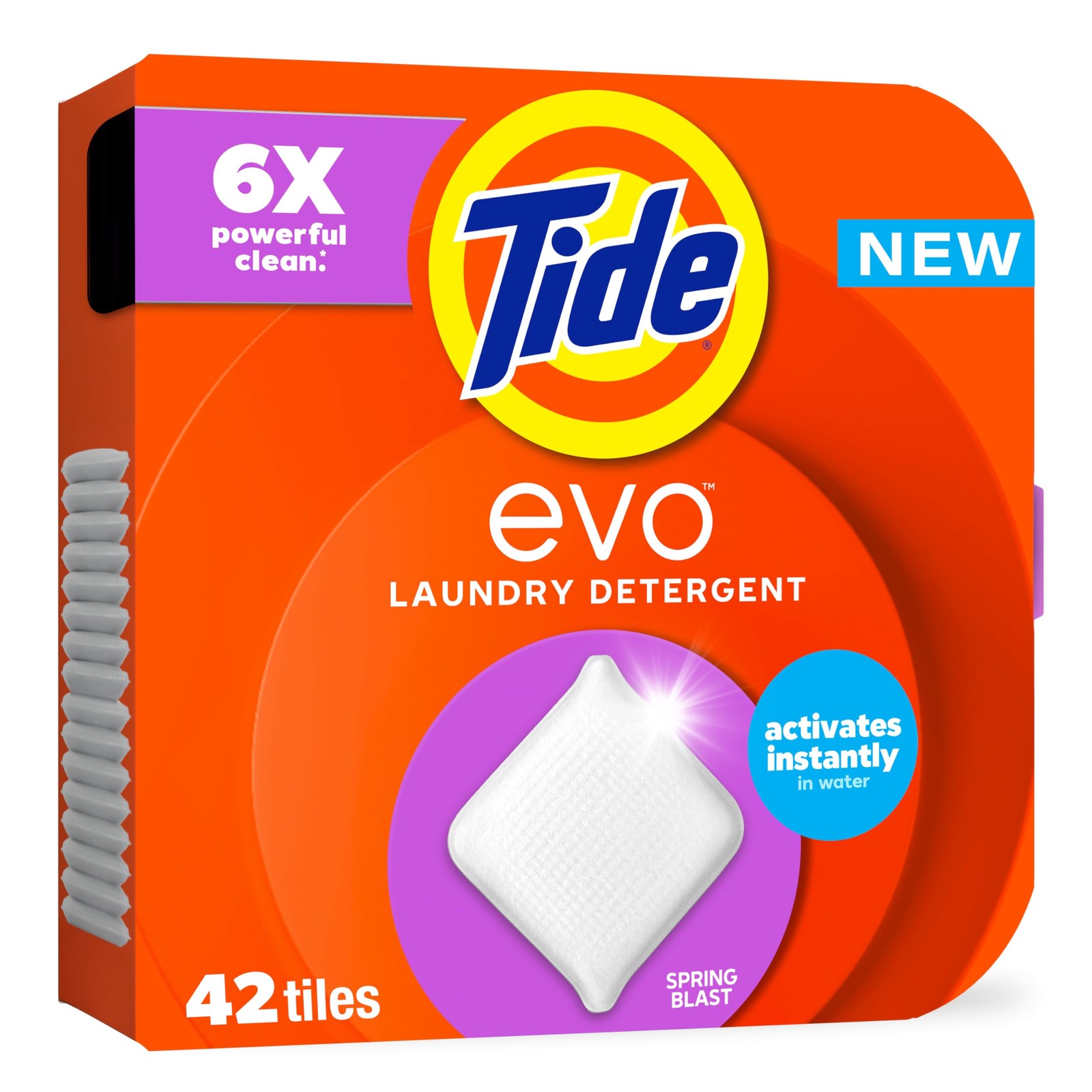 Tide evo Laundry Detergent Spring Blast Scent Works on 100% of Common Stains …