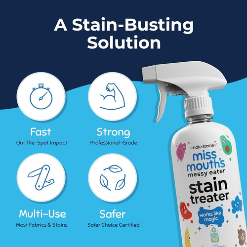 Miss Mouth’s Messy Eater Stain Treater Spray – 16oz Remover – Newborn…