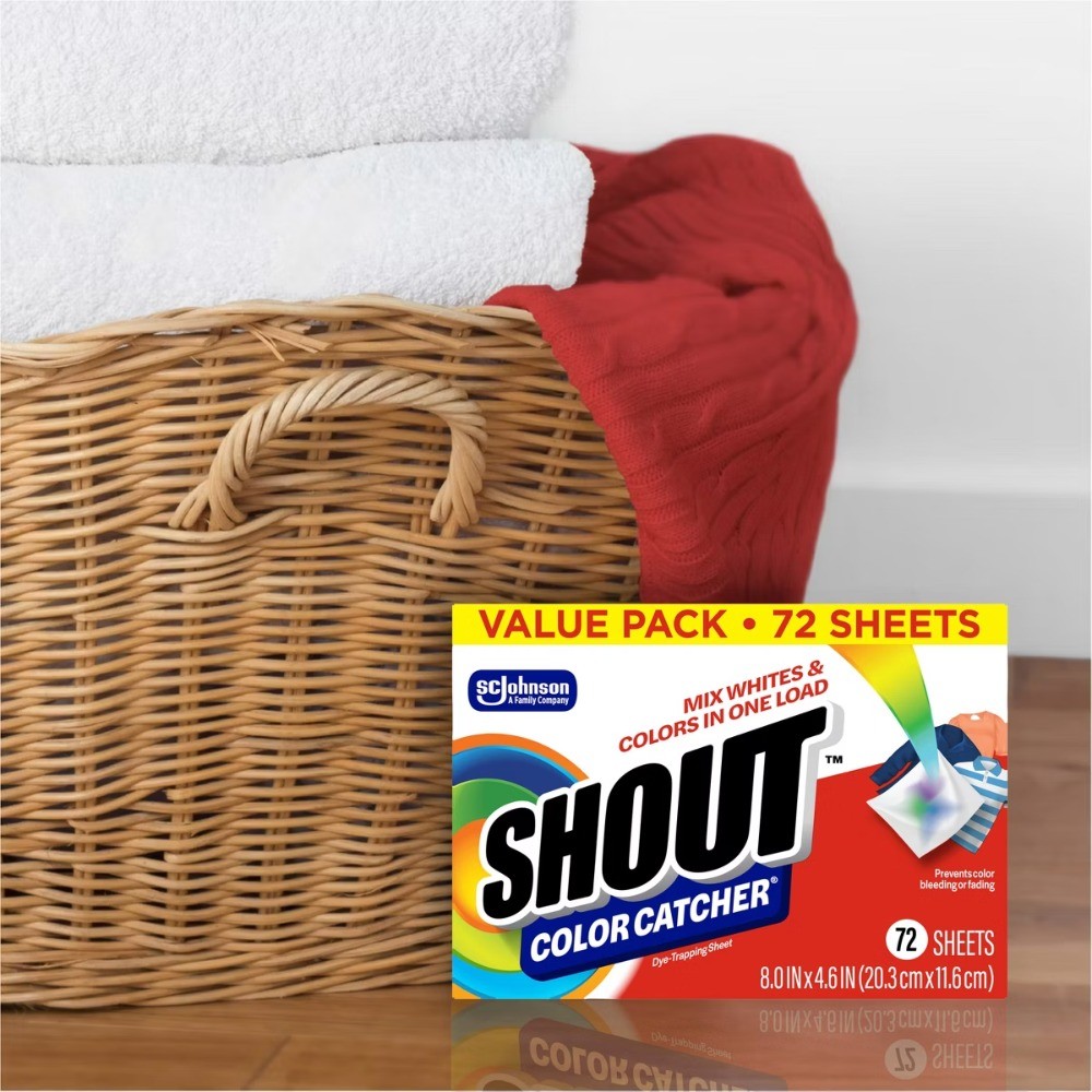 Shout Color Catcher Laundry Additive Sheets – 72ct