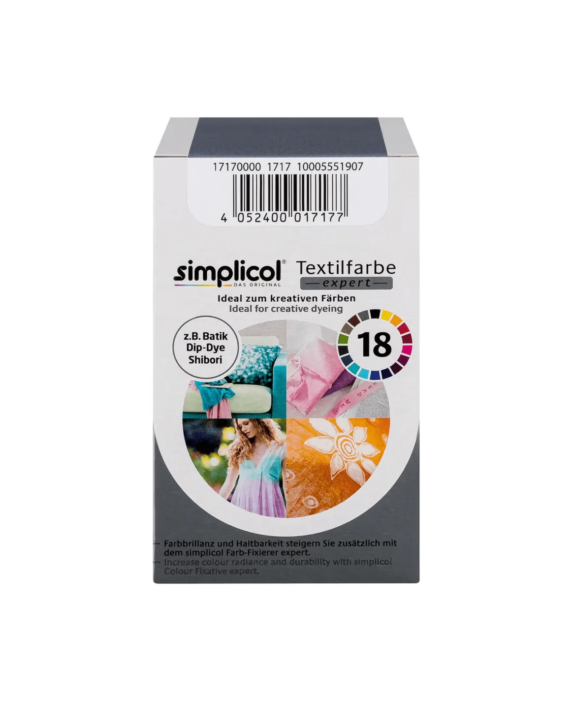 Simplicol Textile Dye Expert Dolphin Gray For 600G Fabric 2X Dye And 1X Fixative