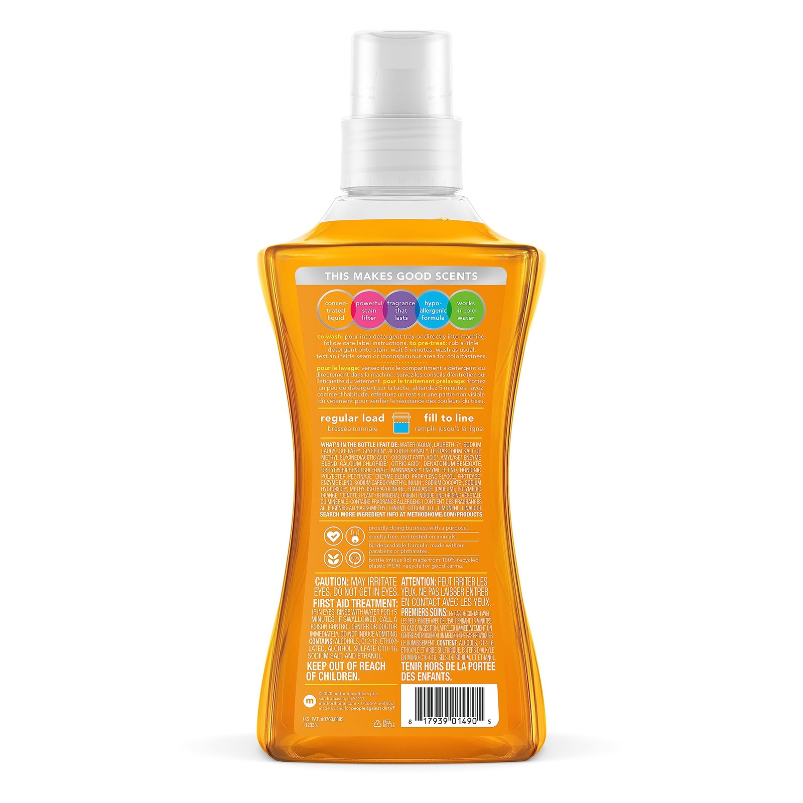 107 Fl Oz Method Laundry Detergent and Fabric Softener Beach Sage Fragrance