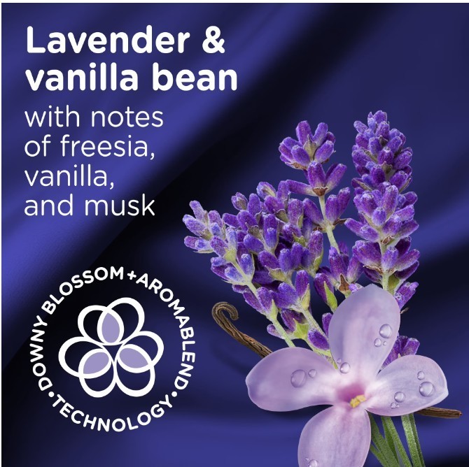 Downy Ultra Soft Fabric Softener Liquid, Calm, Lavender and Vanilla Bean