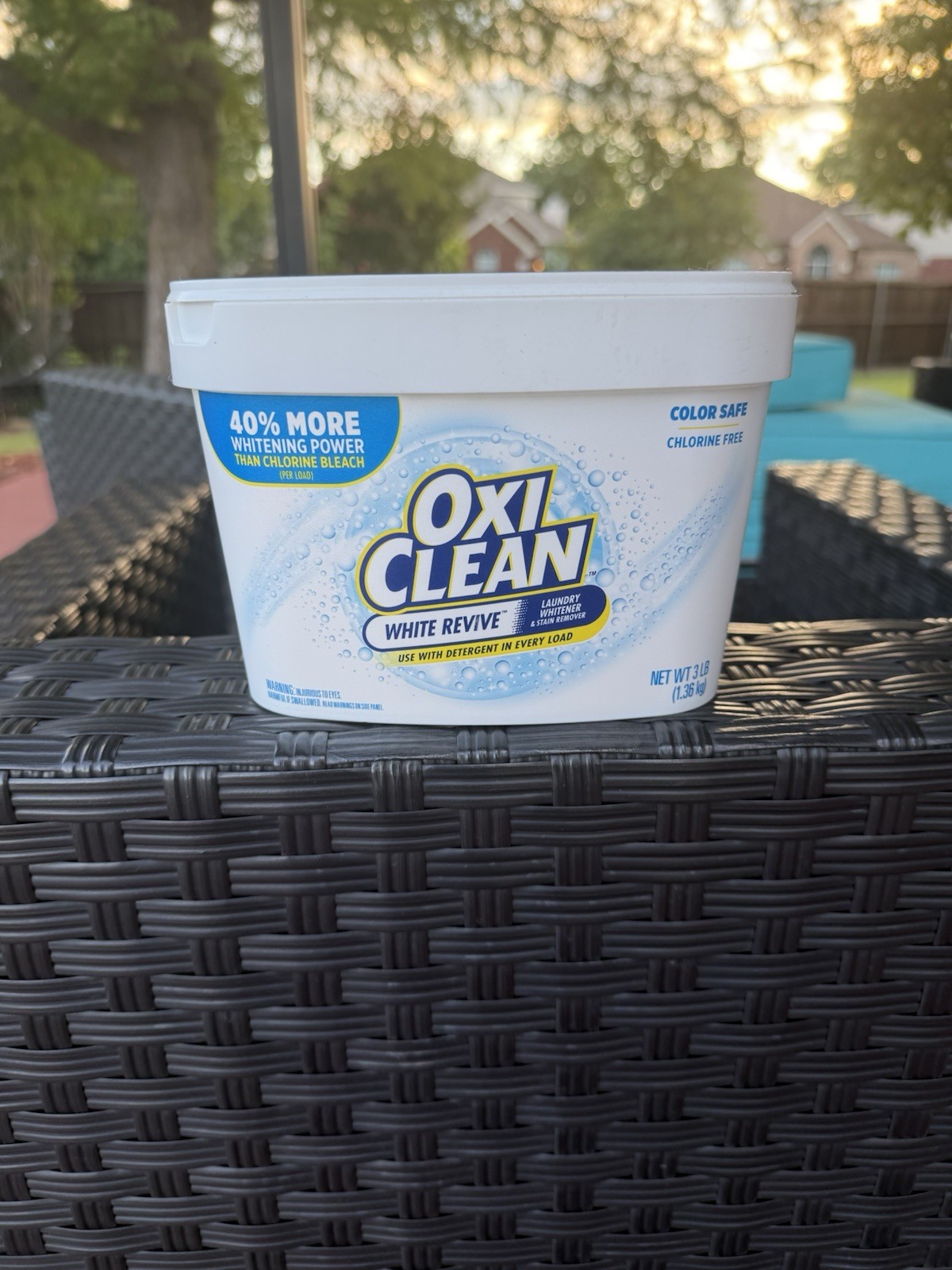 OxiClean White Revive Laundry Whitener and Stain Remover Powder, 3 lb