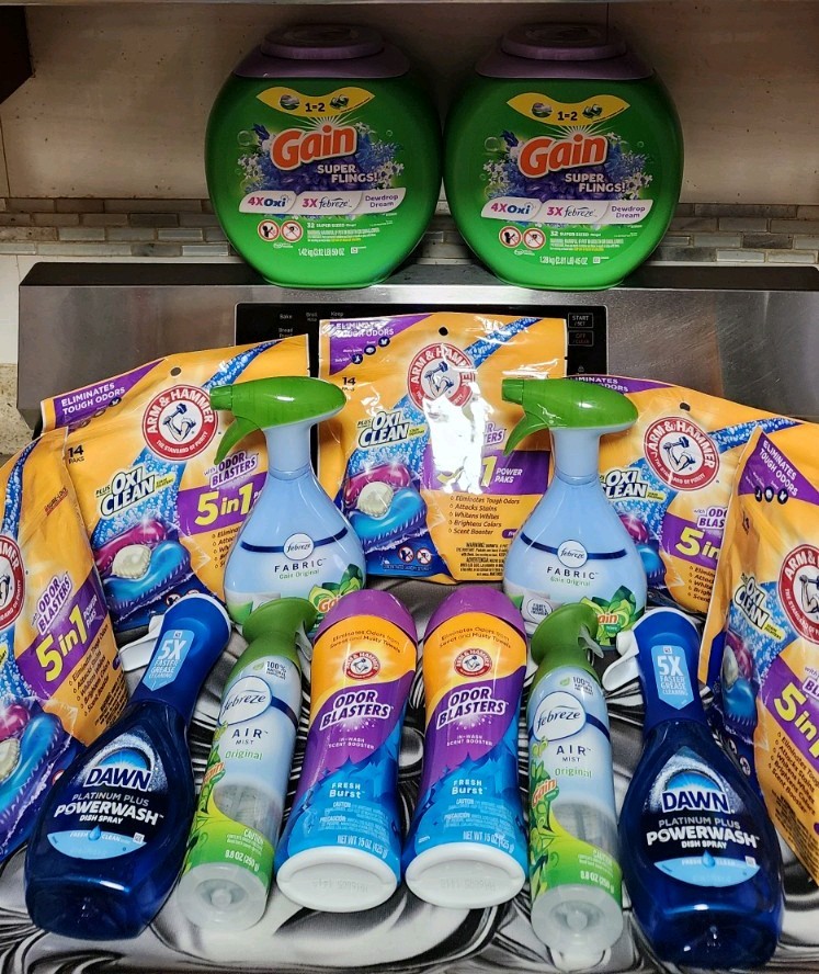 Gain And Arm&hammer Laundry Bundle Set Brand New (15 Items)