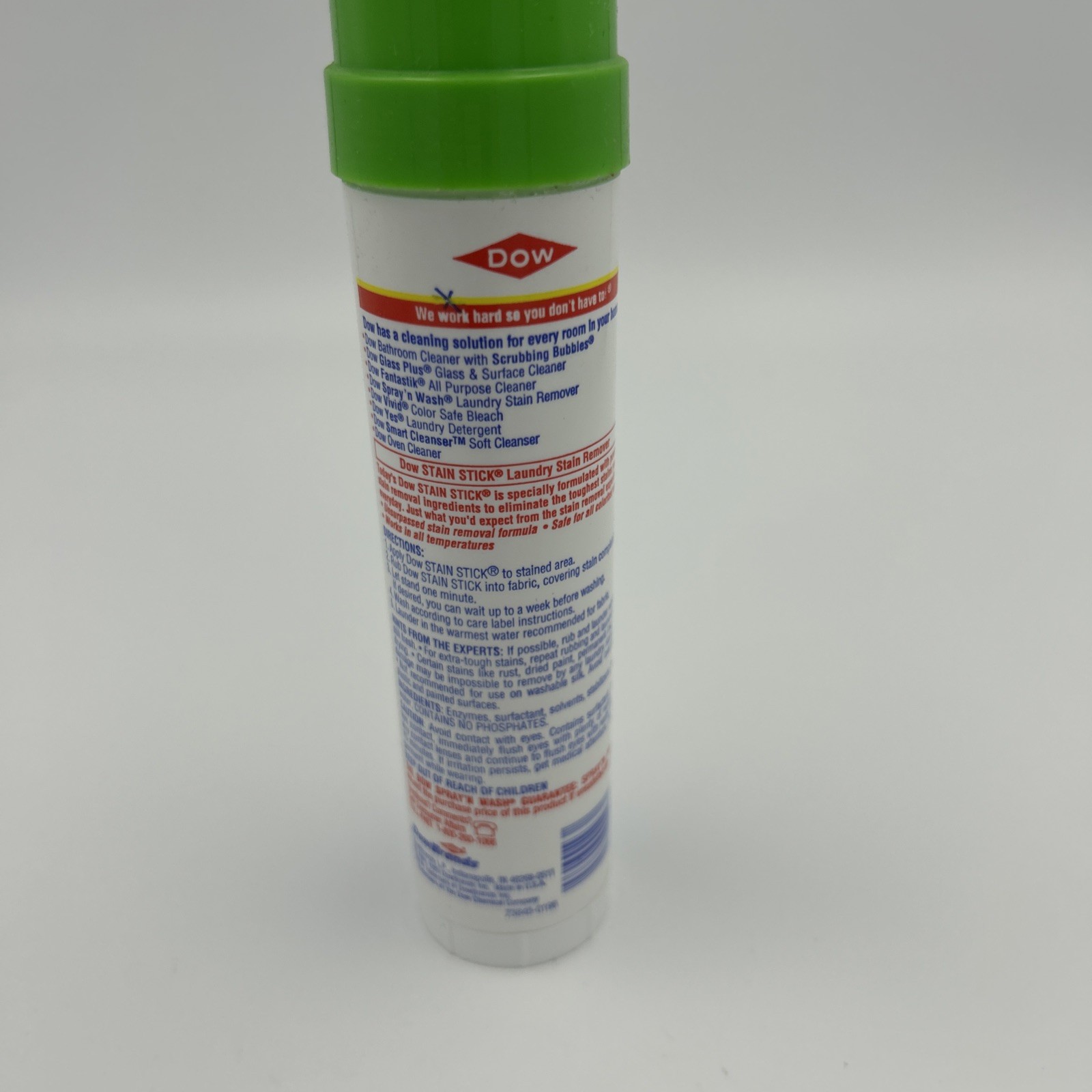 Vintage Spray N Wash Stain Stick DOW 1994 4.4oz ~60% Full