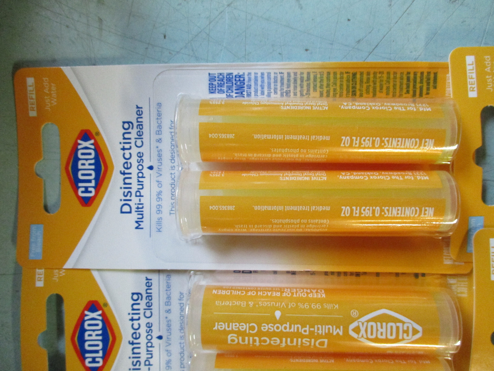 8 PACKS Clorox Multi-Purpose Cleaning Refill Cartridge 16 TOTAL U18