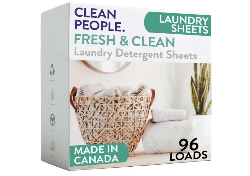 The Clean People Laundry Detergent Sheets-Laundry Soap-Ultra Concentrated
