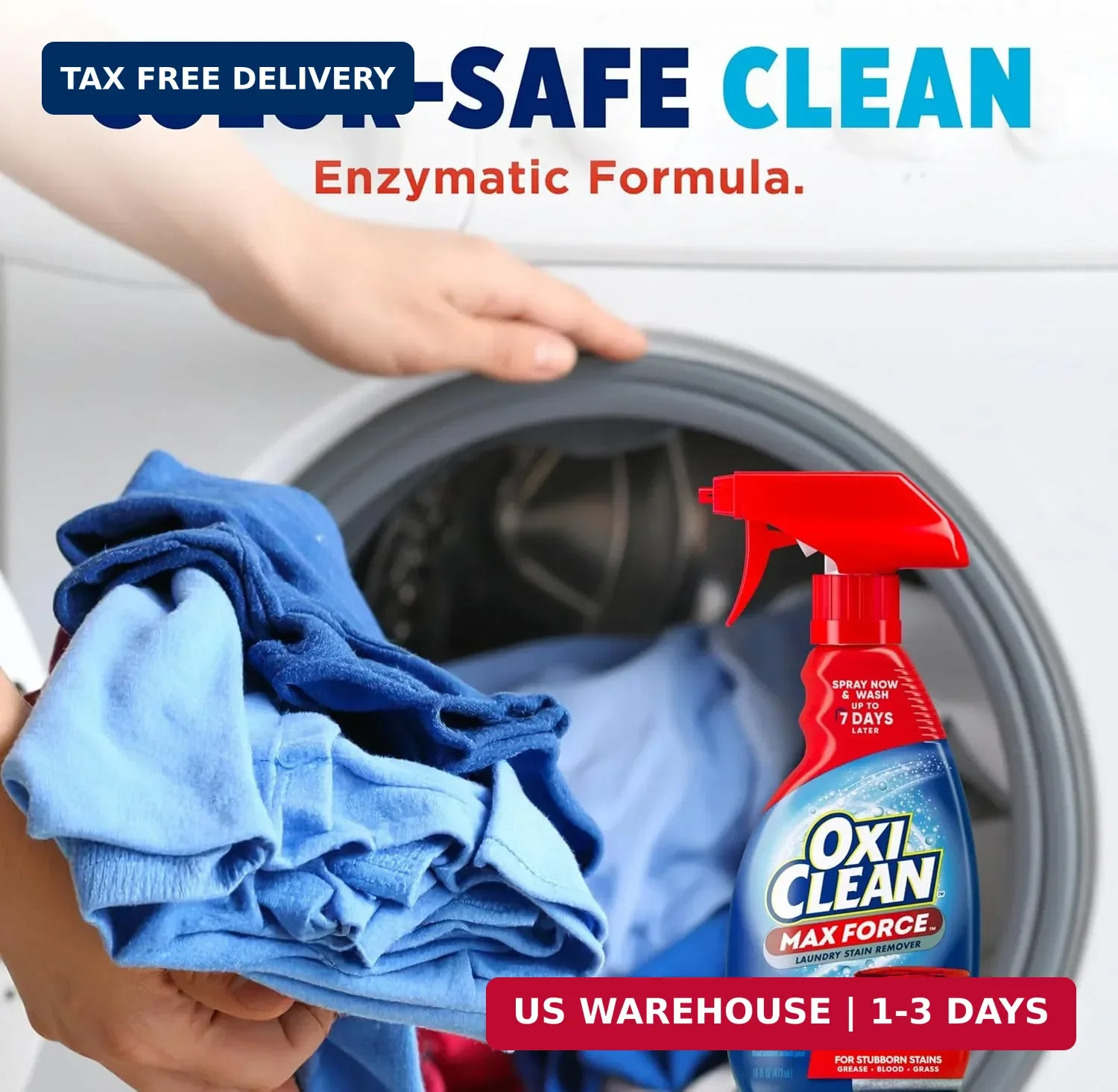 Max Force Laundry Stain Remover Spray, Newborn & Baby Essentials, Stain