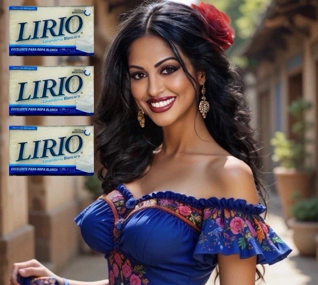 3X Lirio Jabon De Lavanderia Laundry Bar Soaps 400g Mexican Soap MAS FUERTE