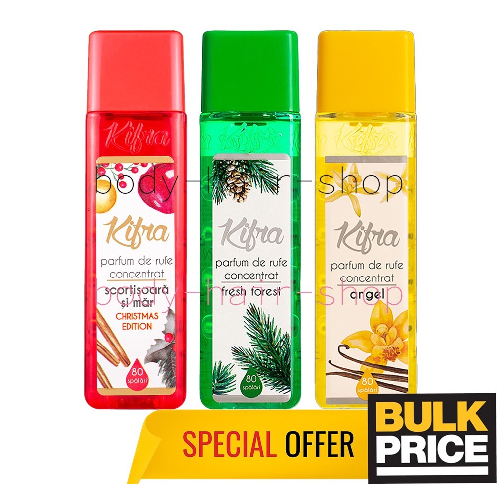 Kifra Premium Laundry Luxury Fragrance Assorted Angel Fresh Forest Apple 3-Pcs