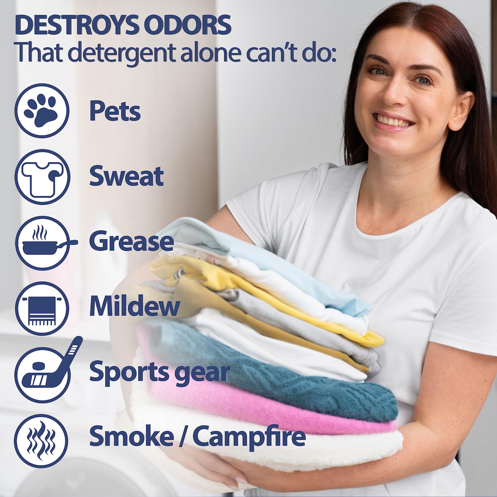 Nature Clean Stink Bombs Laundry Odor Eliminator Pods 60 Count (Pack of 1)
