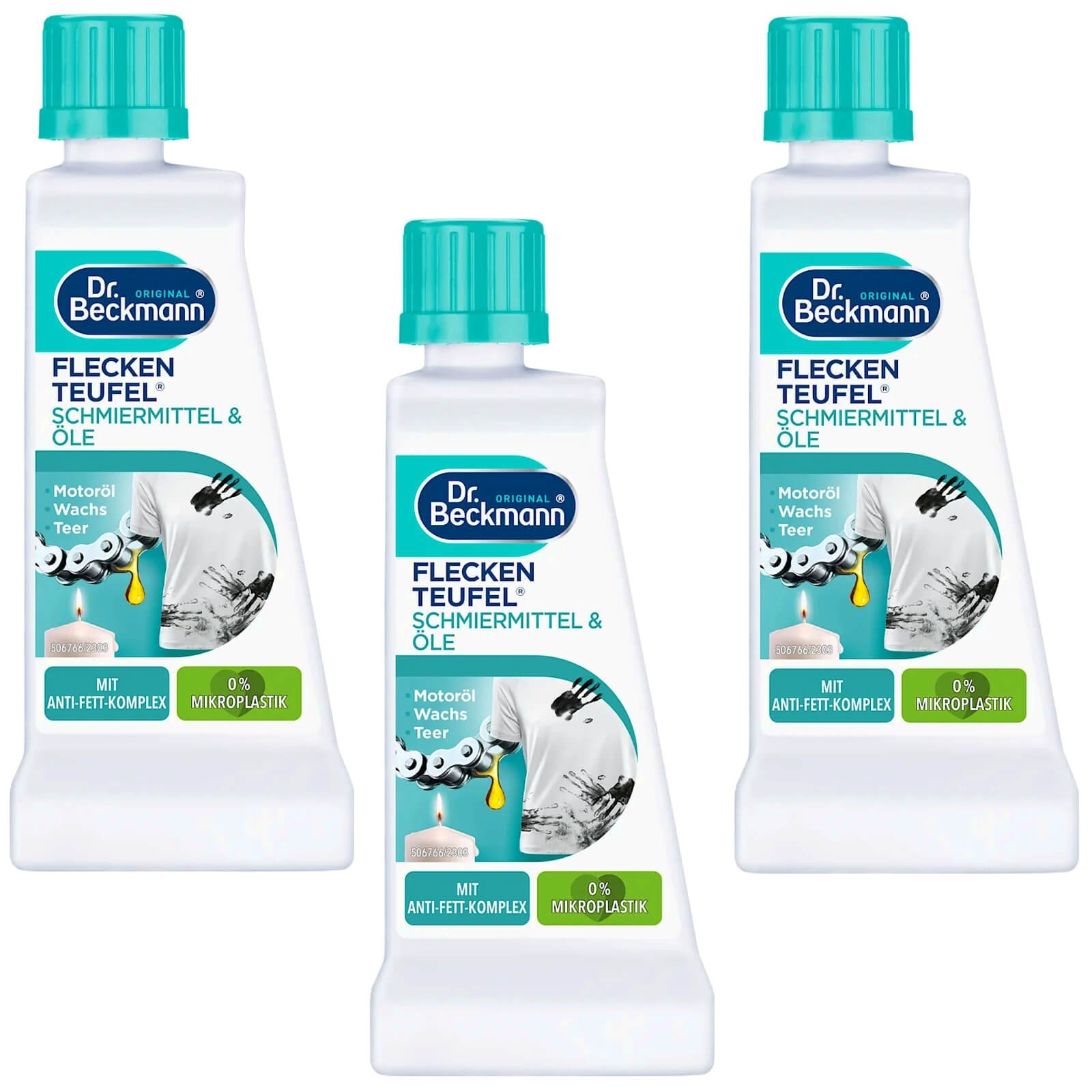 3x Dr. Beckmann Stain Remover 50 ml Liquid Neutral #05 88713