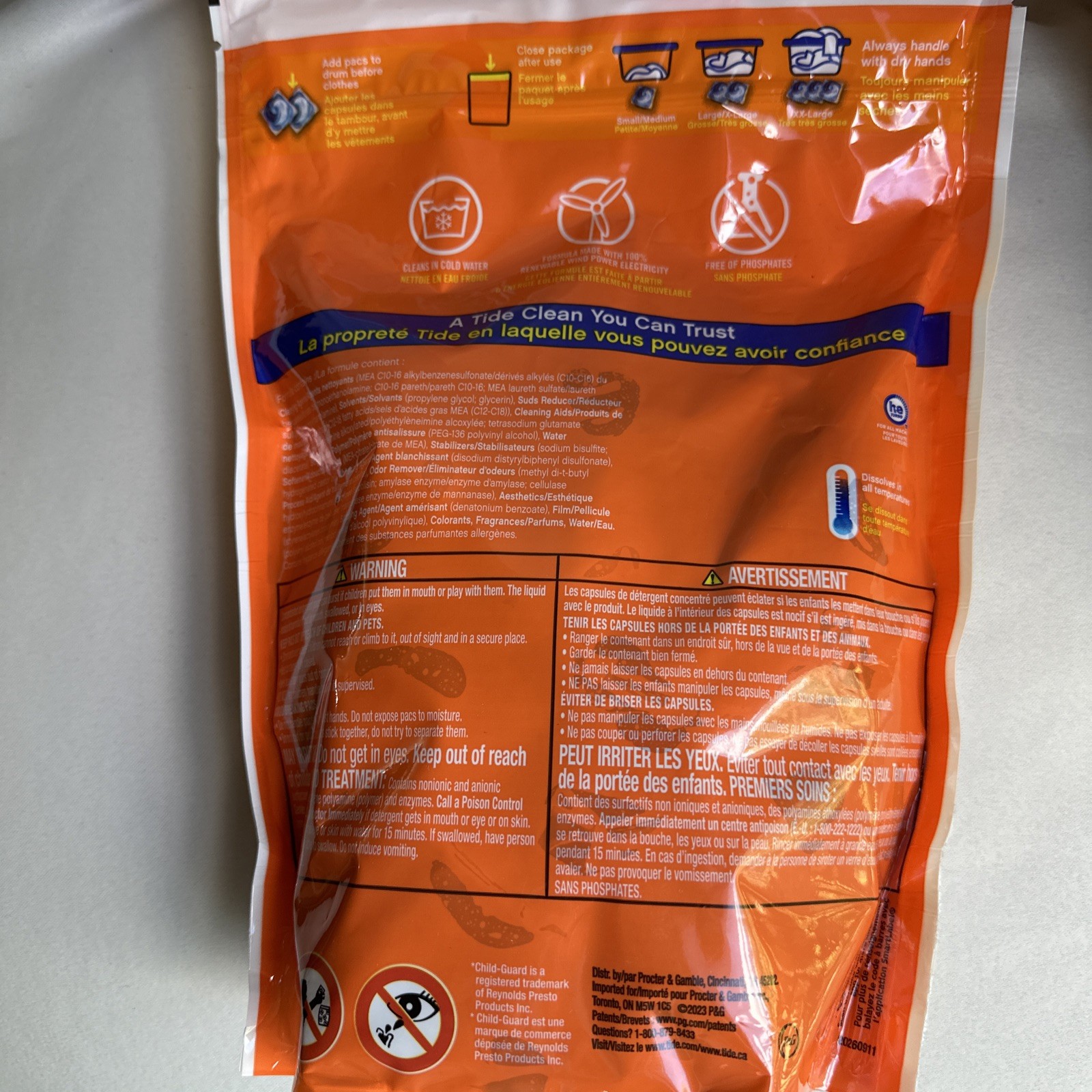 Tide Pods 3 in 1 Laundry Detergent Spring Meadow 39 Pacs (2 lbs)