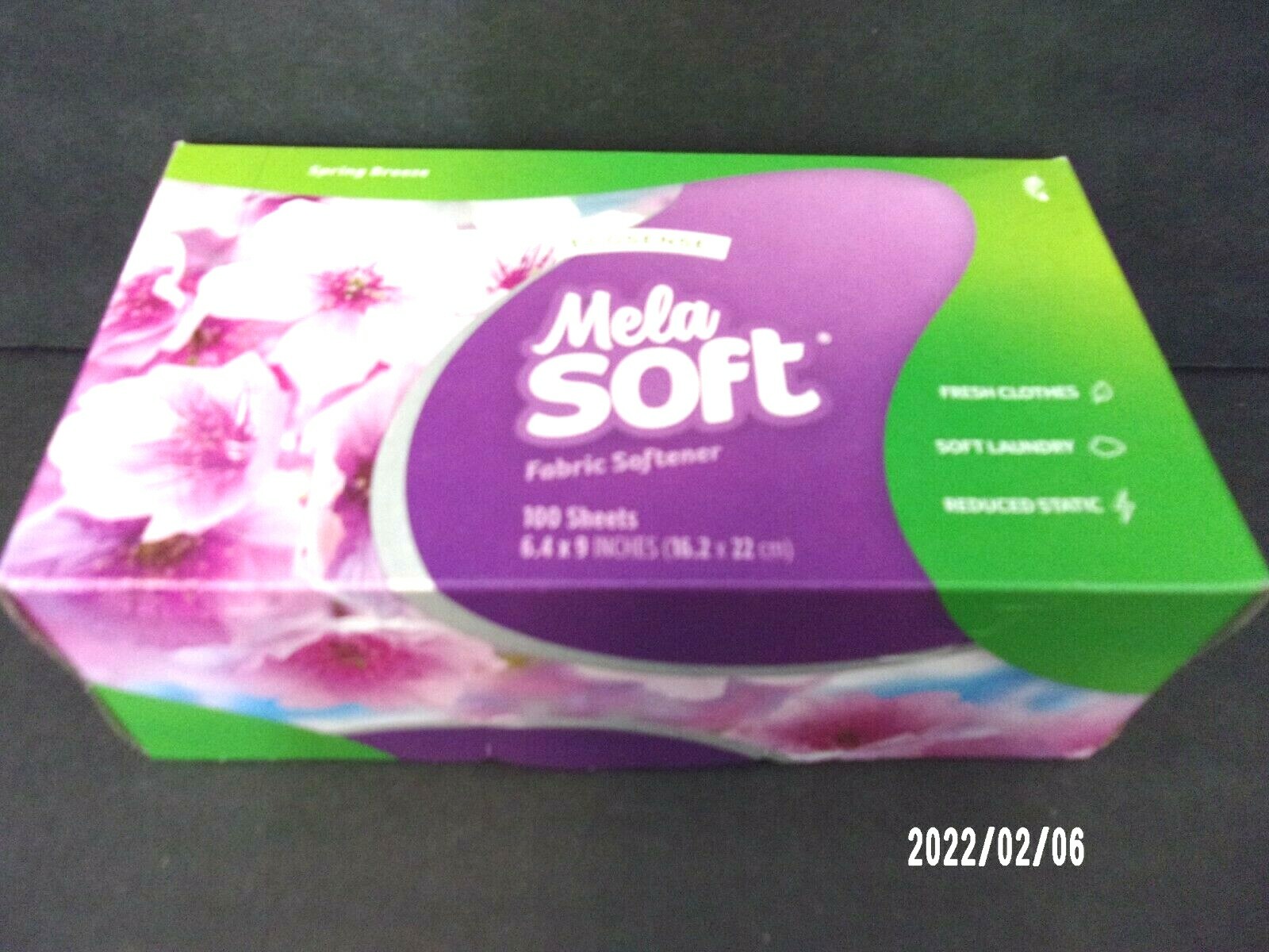 Melaleuca Ecosense Mela Soft 16 Oz Dryer Sheets Of 100 Sheets Spring Breeze