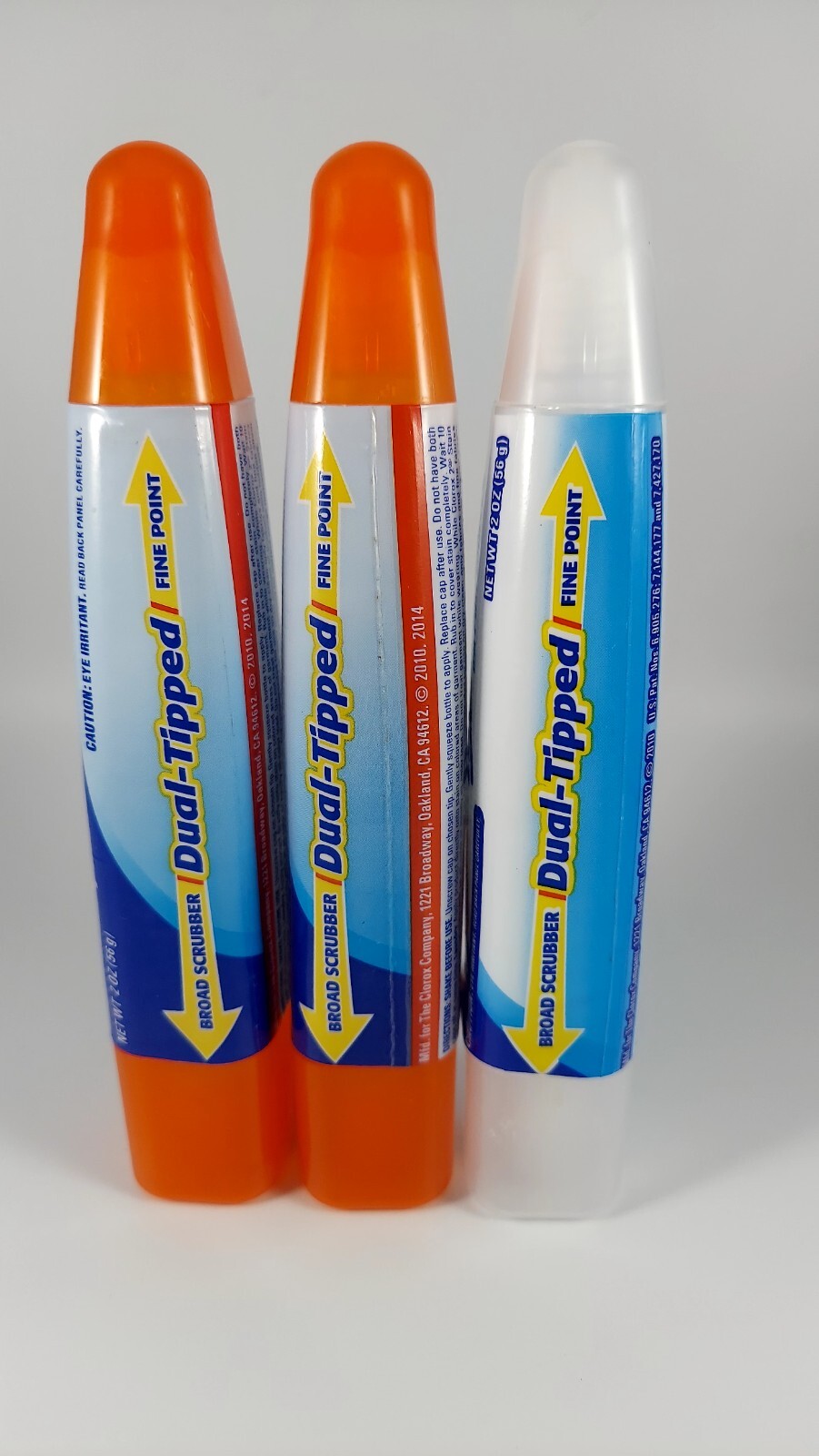 1 Clorox Bleach Pen + 2 Stain Remover Pens 2 Oz Each Used 90% Full Discontinued
