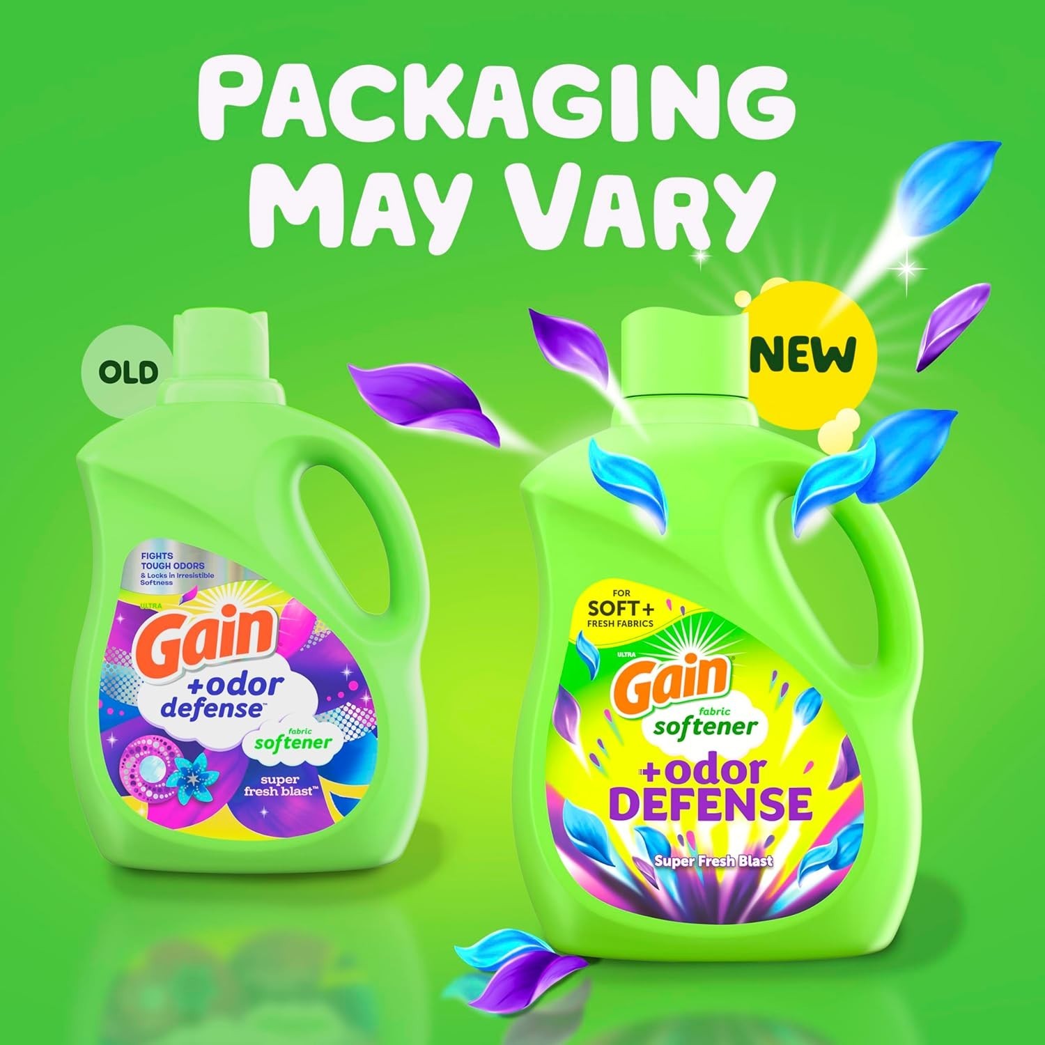 Gain Super Fresh Blast Liquid Odor Defense Fabric Softener, 140 FL OZ 190