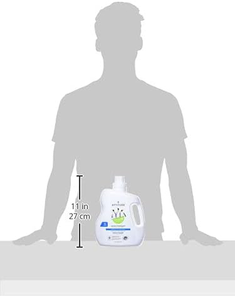 Liquid Laundry Detergent, EWG Verified, HE Compatible, Plant-Based & Vegan, Natu