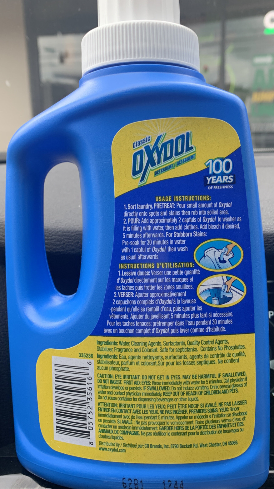 Oxydol Classic Detergent, 32oz, Clean Linen Scent – 2 Bottles