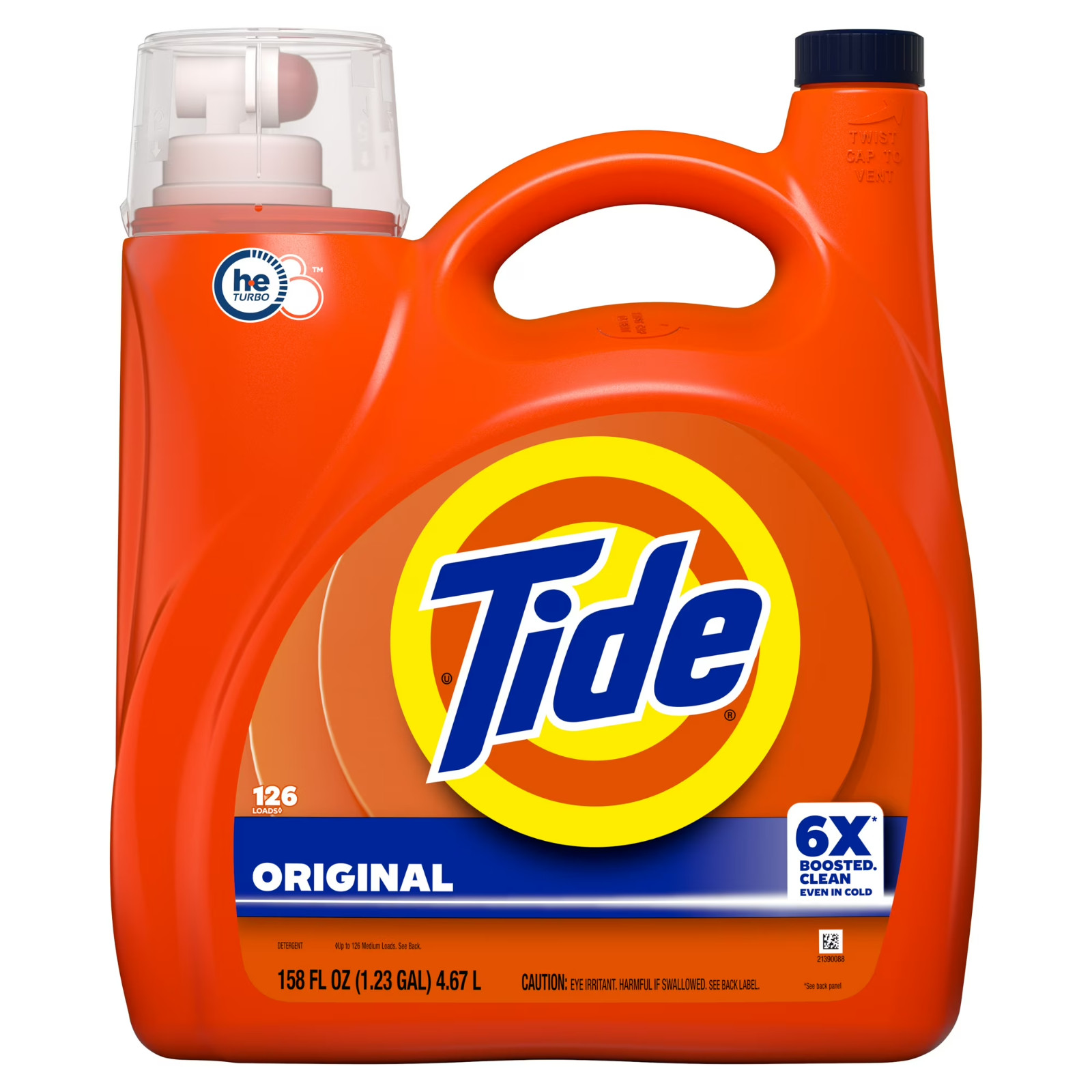 2 Pack Tide Liquid Laundry Detergent Original Scent 132 fl oz 100 Loads HE