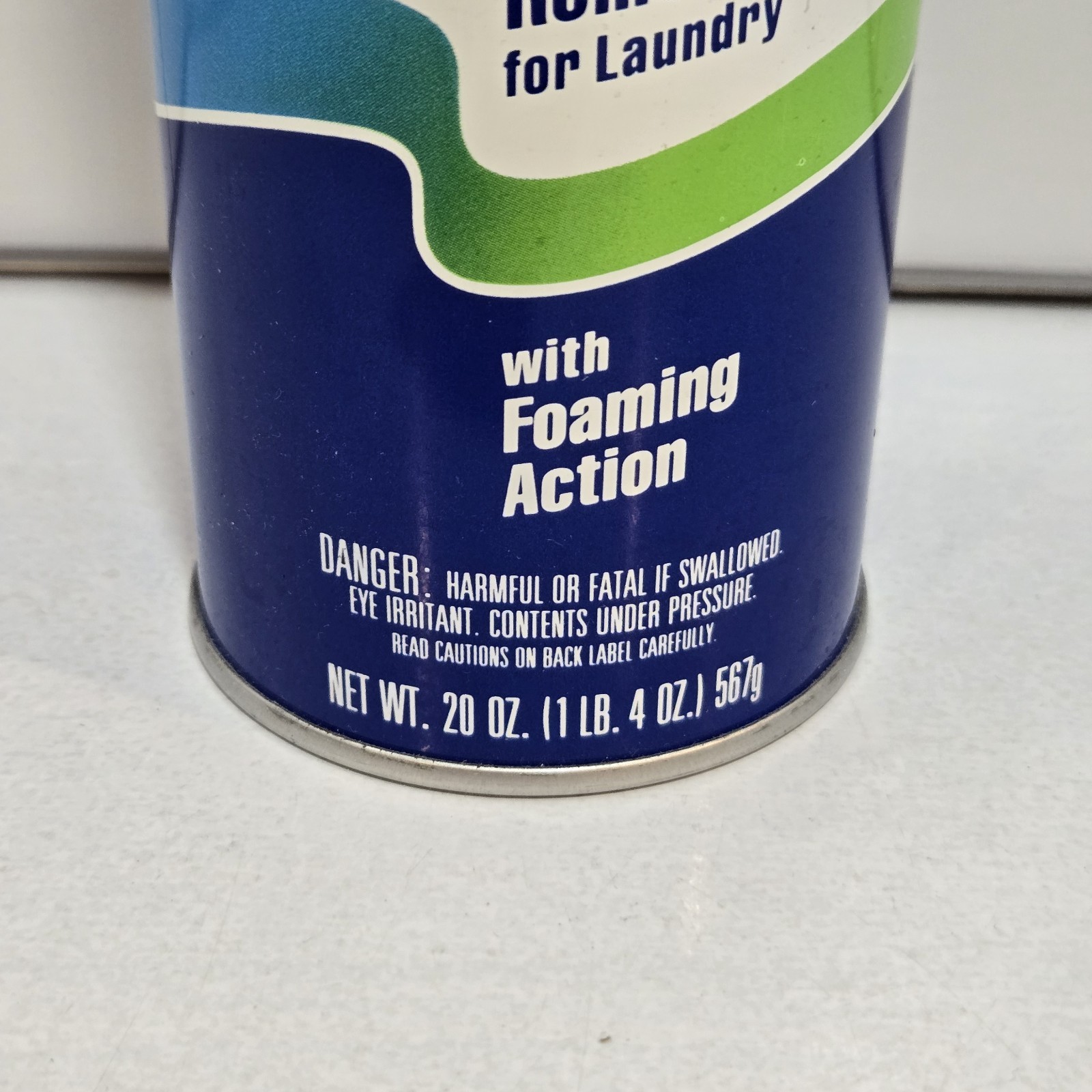 Vintage Spray N Wash Aeresol SPRAY CAN LARGE 20 oz NOS DOW Laundry Stain Remover