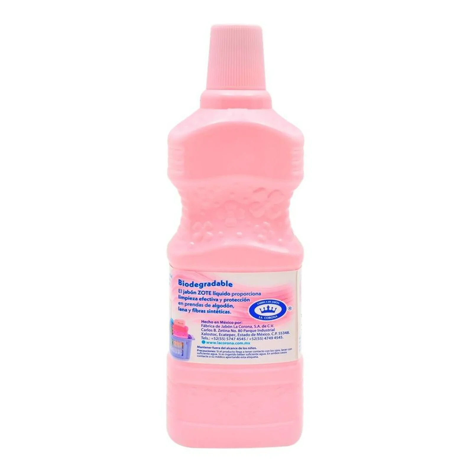 2 x ZOTE Rosa Liquido 1 Lt each Large Bottles Jabon ZOTE Liquid Laundry Soap