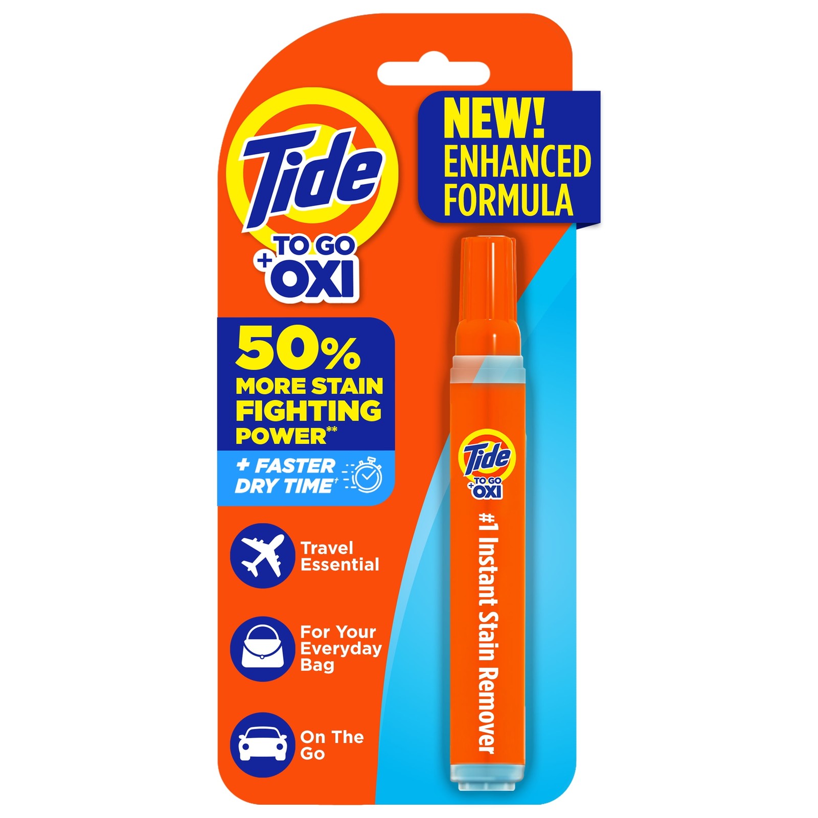 Tide Stain Remover for Clothes,Tide To Go Pen,Instant Spot Remover 1 Count