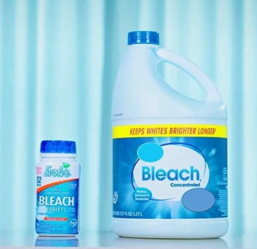 Evolve 32 Count Concentrated Bleach Tablets – Fresh Lemon Scent