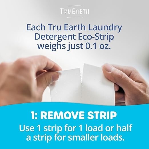 Tru Earth Compact Dry Laundry Dete 32 Sheets Up to 64 Loads 5 PACK FREE SHIP