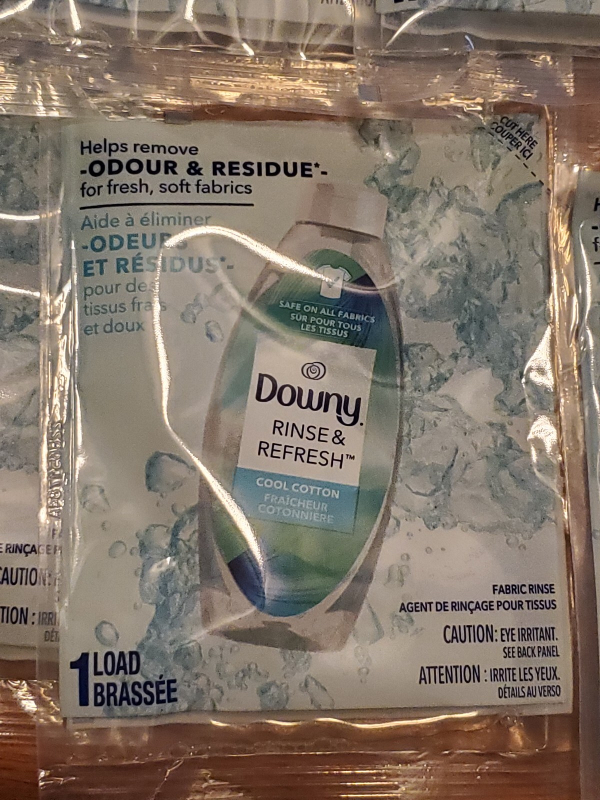 Lot of 20 Single Load Downy Rinse & Refresh Cool Cotton Travel Size