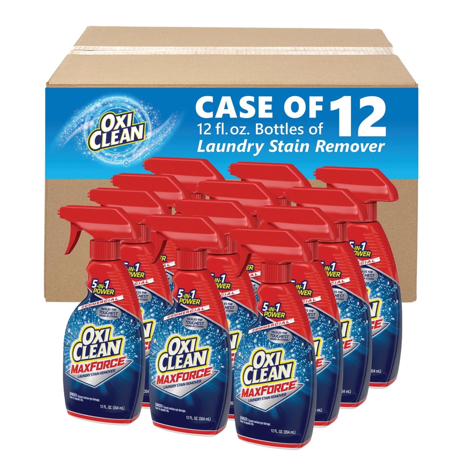 Stain Remover for Commercial Kitchens, 12 oz (Pack of 12)