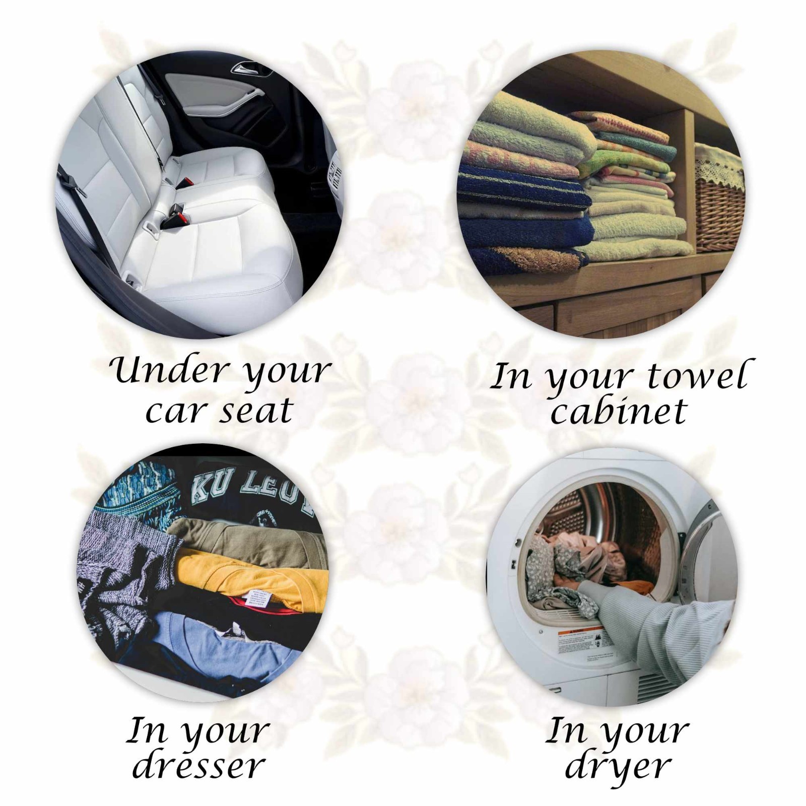 Tyler Candle Company Entitled Dryer Sachets (Pack of 4)