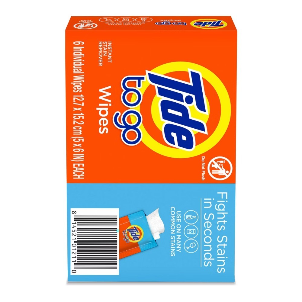Tide Stain Remover Wipes – 6ct