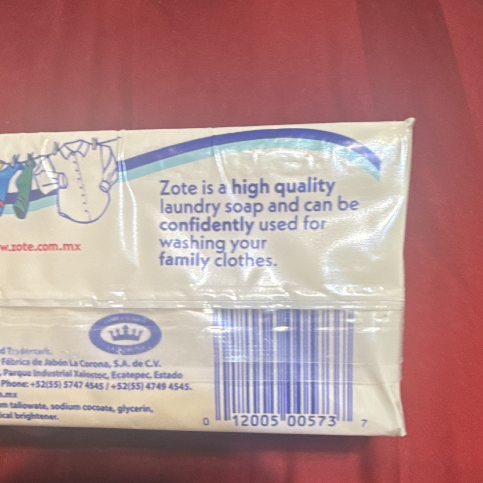 Zote White Laundry Soap Bar 400g for Handwash & Washing Machine