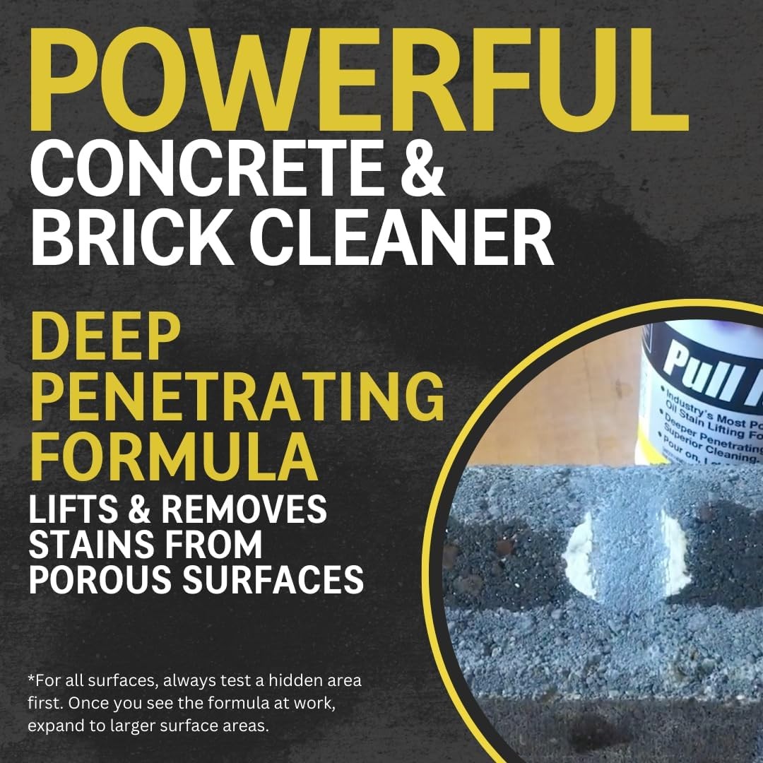 Deep Penetrating Oil Stain Remover for Concrete & Stones (32oz)