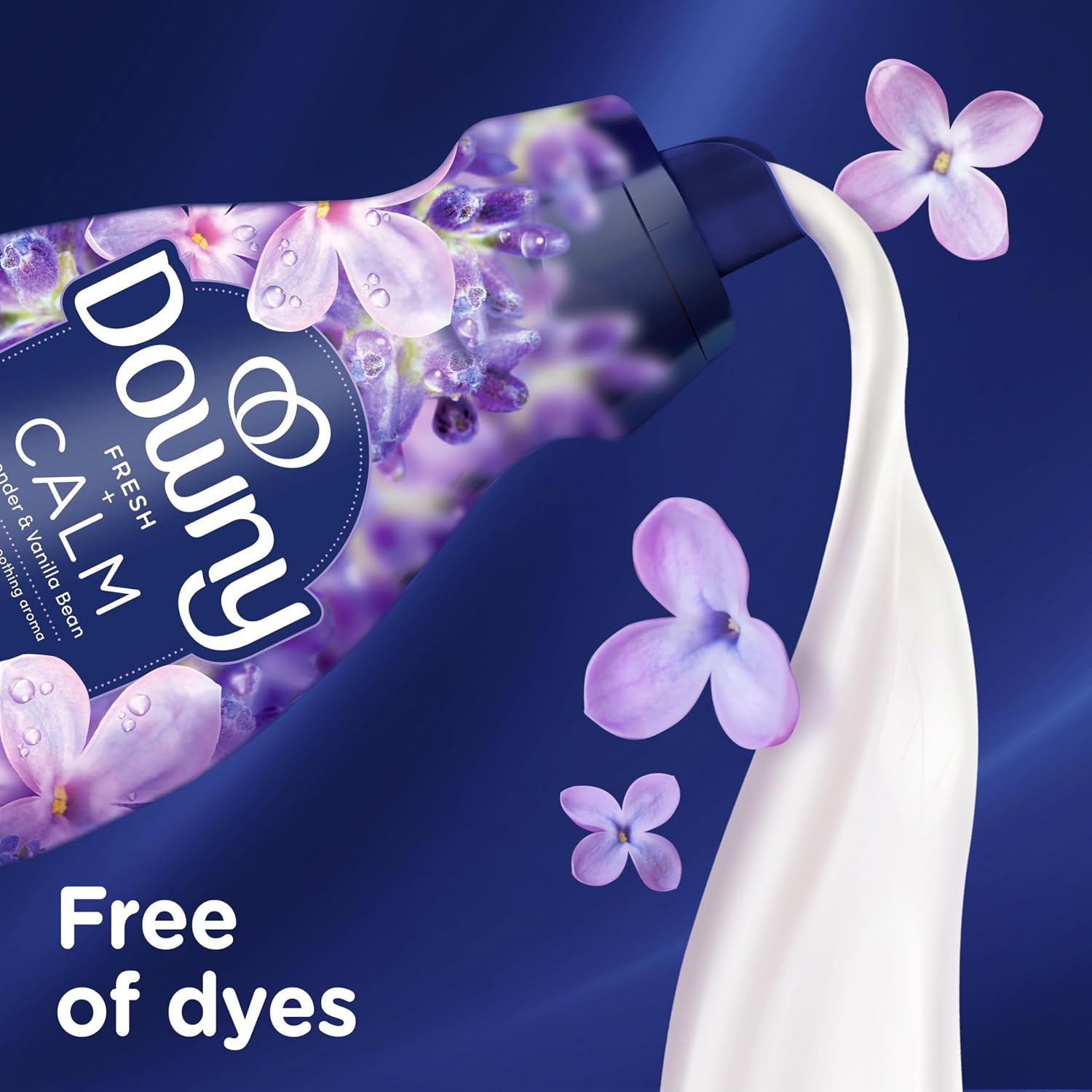 Downy Infusions CALM Liquid Fabric Softener, Soothing Lavender and Vanilla Bean,