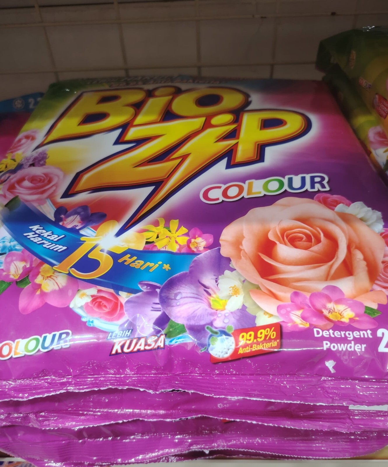Bio Zip Powder Laundry Detergent Colour 750g (FREE SHIPPING)